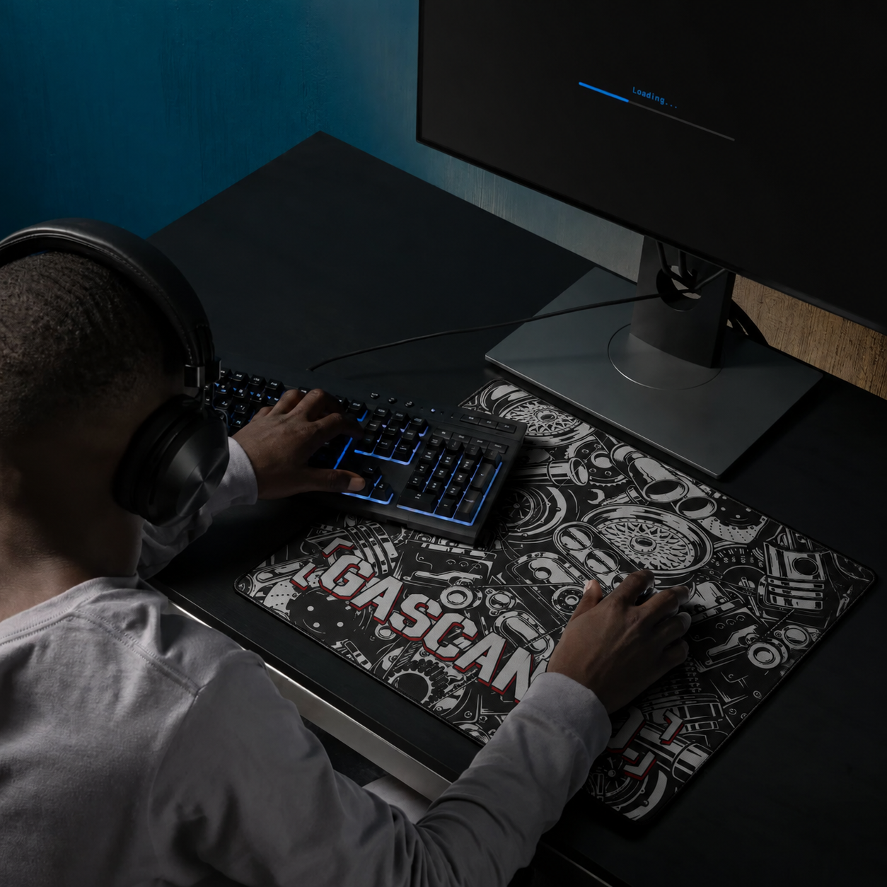 GEEK HYBRID GAMING MOUSE PAD