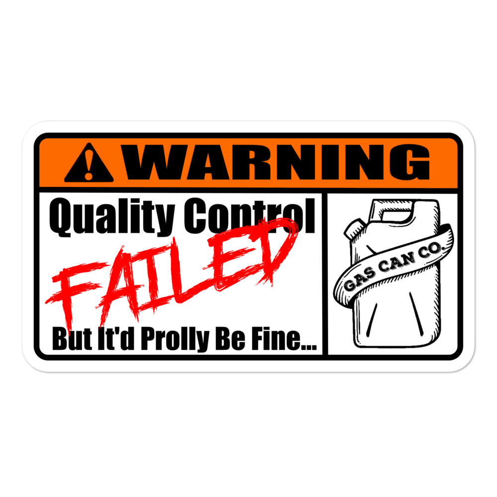 QUALITY CONTROL DECAL