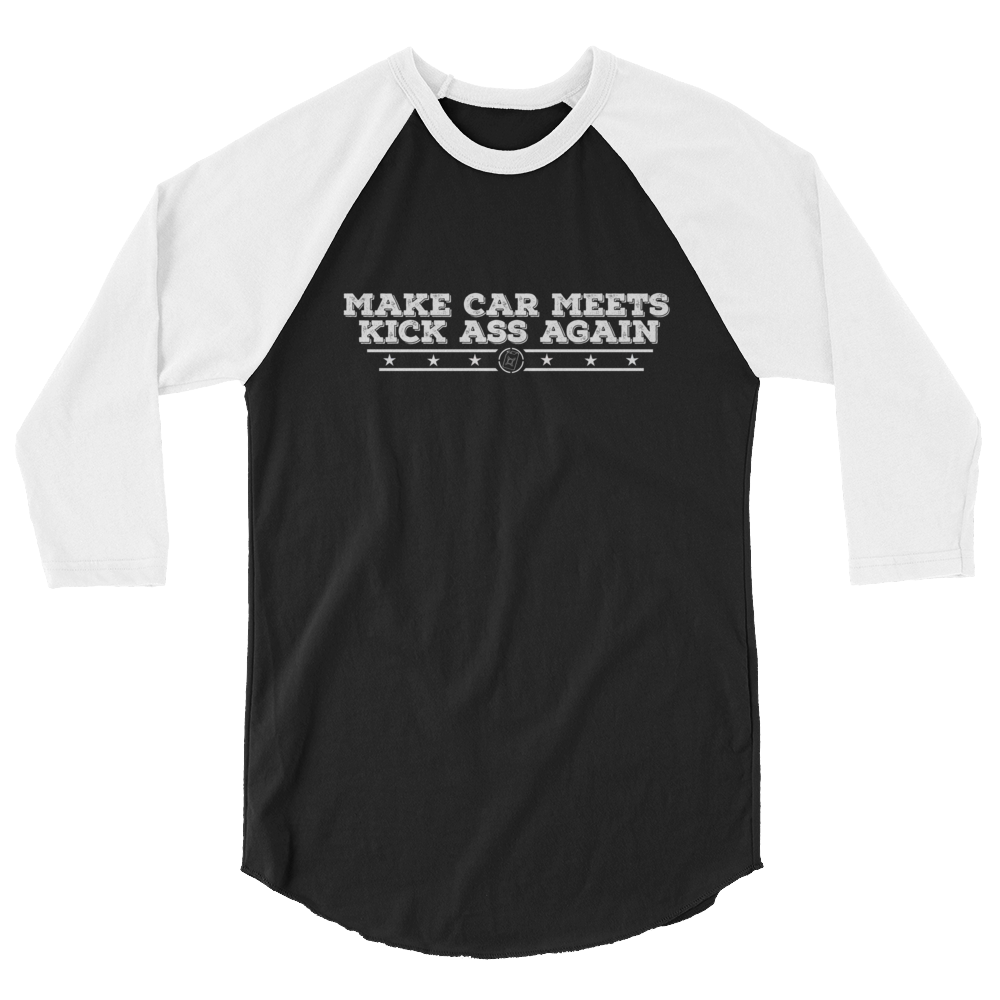 KICKASS AGAIN PREMIUM 3/4 RAGLAN TEE
