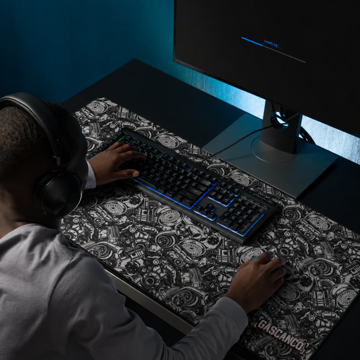 GEEK HYBRID GAMING MOUSE PAD
