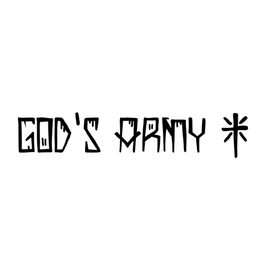 GOD'S ARMY STICKER