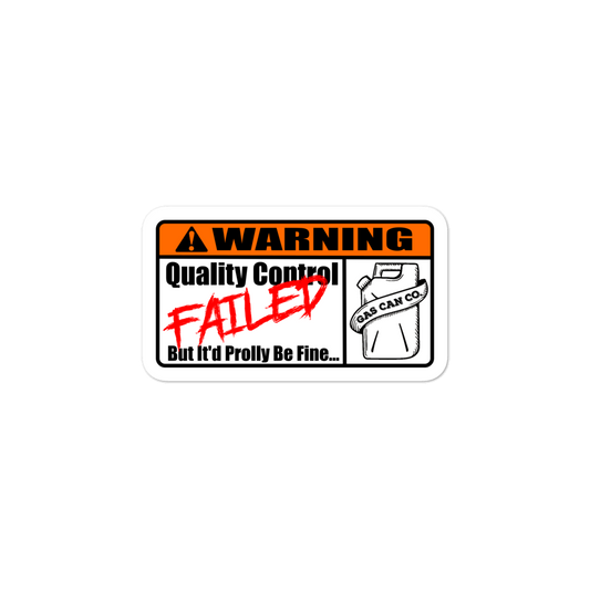 QUALITY CONTROL DECAL