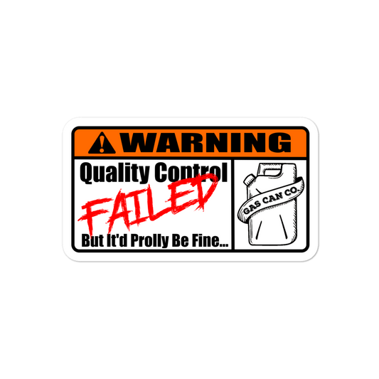 QUALITY CONTROL DECAL