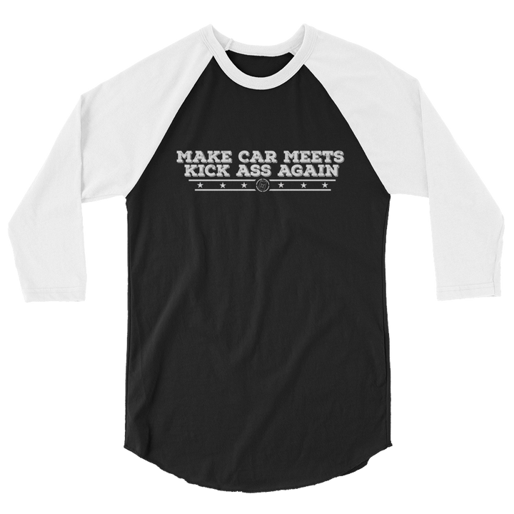 KICKASS AGAIN PREMIUM 3/4 RAGLAN TEE