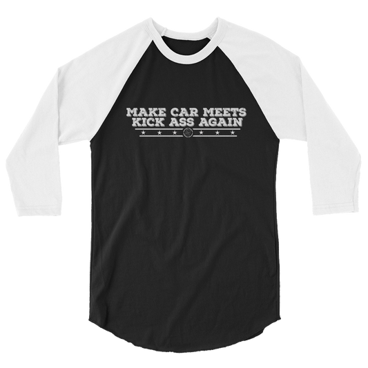 KICKASS AGAIN PREMIUM 3/4 RAGLAN TEE
